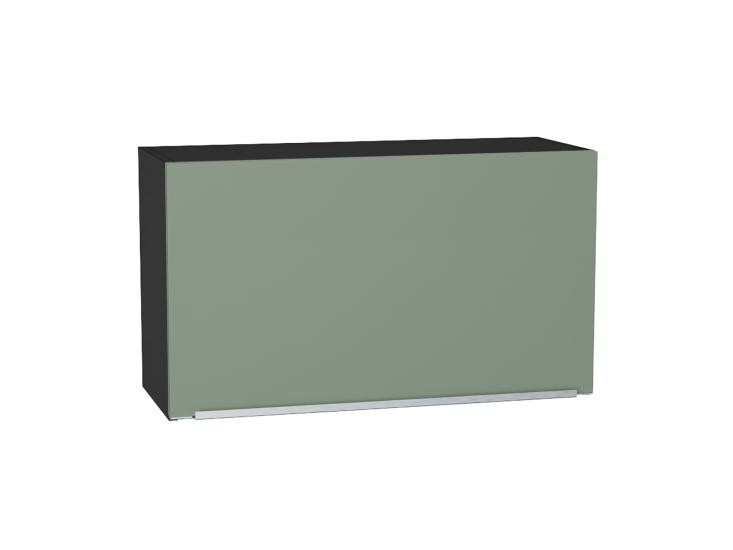Шкаф верхний горизонтальный Фьюжн 800Н Silky Mint / Graphite