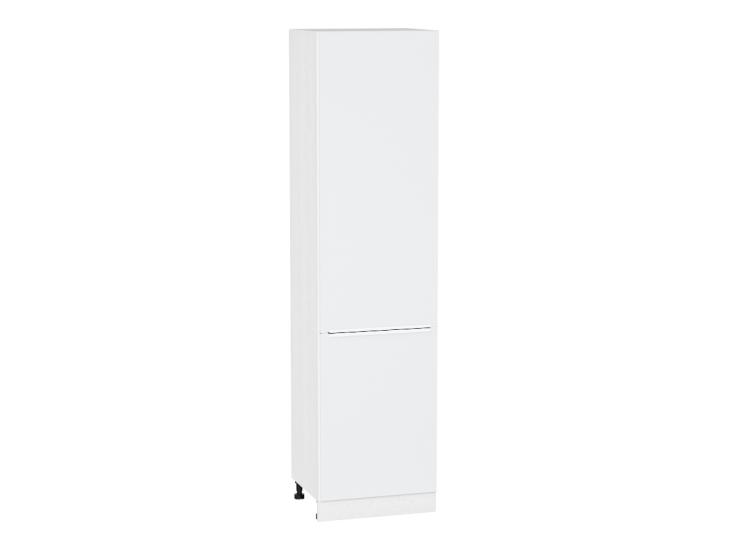 Шкаф пенал Фьюжн 600Н (для верхних шкафов 920) Silky White / Белый