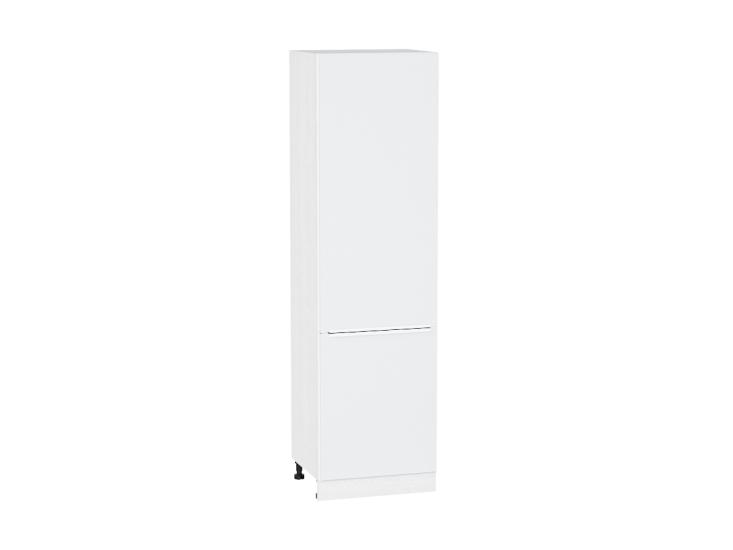 Шкаф пенал Фьюжн 600 (для верхних шкафов 720) Silky White / Белый