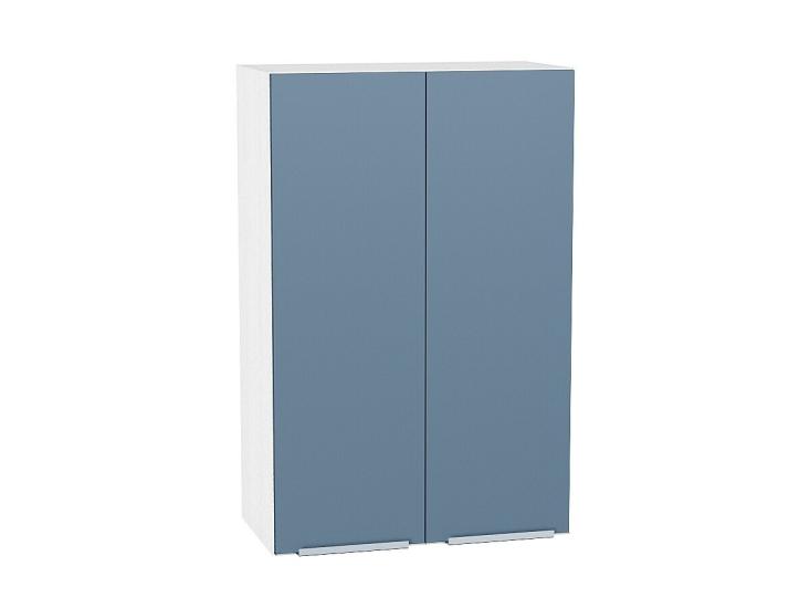 Шкаф верхний Фьюжн 600Н Silky Blue / Белый