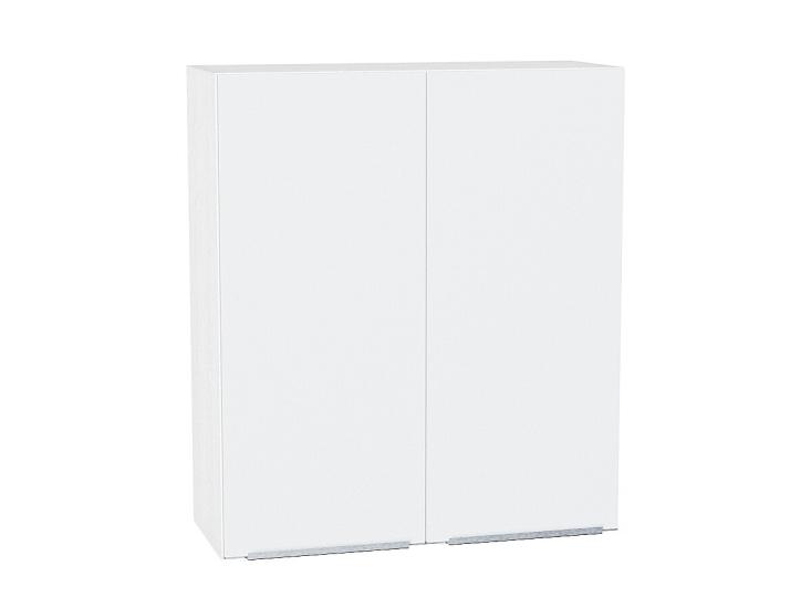 Шкаф верхний Фьюжн 800Н Silky White / Белый