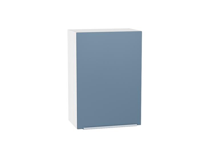 Шкаф верхний Фьюжн 500 Silky Blue / Белый
