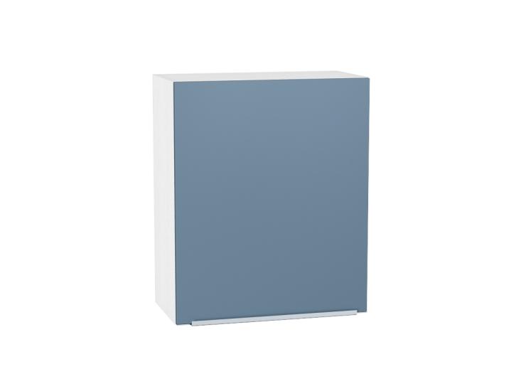 Шкаф верхний Фьюжн 600М Silky Blue / Белый