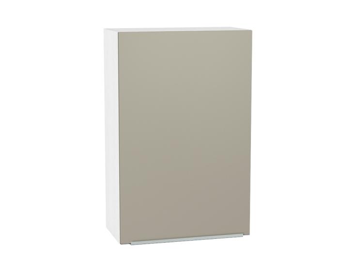 Шкаф верхний Фьюжн 600МН Silky Grey / Белый