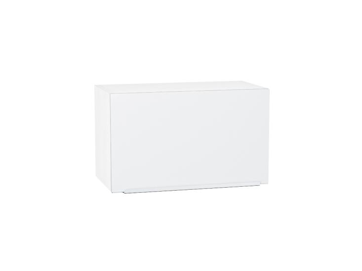Шкаф верхний горизонтальный Фьюжн 600 Silky White / Белый