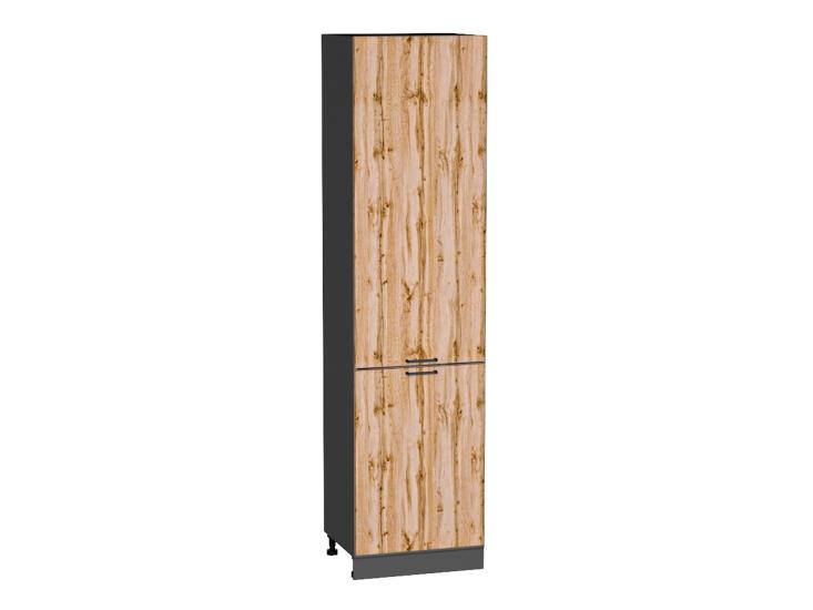 Шкаф пенал Флэт 600Н (для верхних шкафов 920) Wotan Oak 2S /Graphite