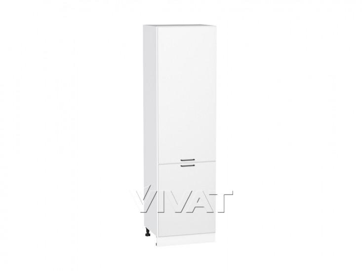 Шкаф пенал Флэт 600 (для верхних шкафов 720) White In 2S / Белый