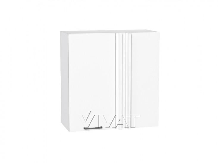 Шкаф верхний прямой угловой Флэт 700 White In 2S / Белый
