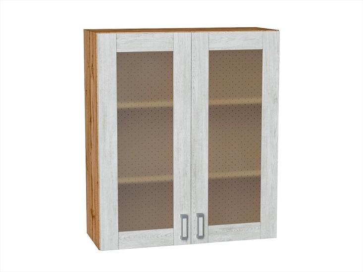 Шкаф верхний со стеклом Лофт 800Н Nordic Oak / Дуб Вотан