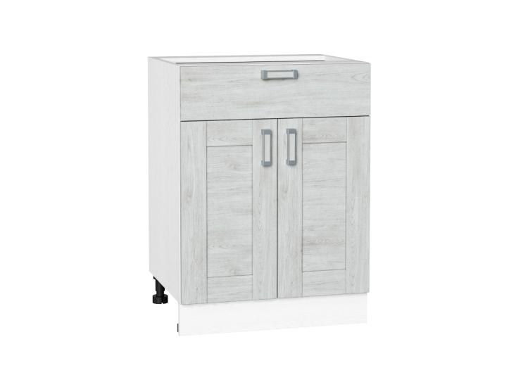Шкаф нижний с 1 ящиком Лофт 601М Nordic Oak / Белый