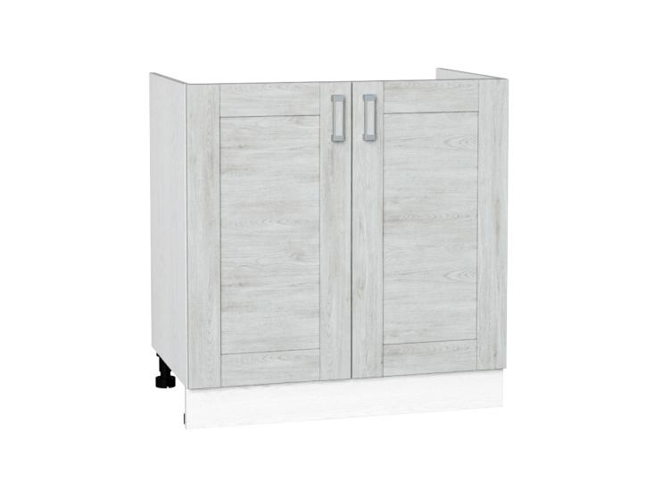 Шкаф нижний под мойку Лофт 800 Nordic Oak / Белый