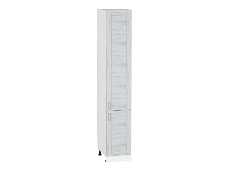 Шкаф пенал Лофт 400Н (для верхних шкафов 920) Белый/ Nordic Oak