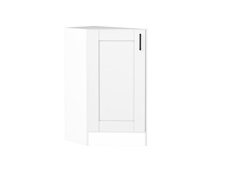 Шкаф нижний торцевой Лофт 300 (прав.) Белый / Super White