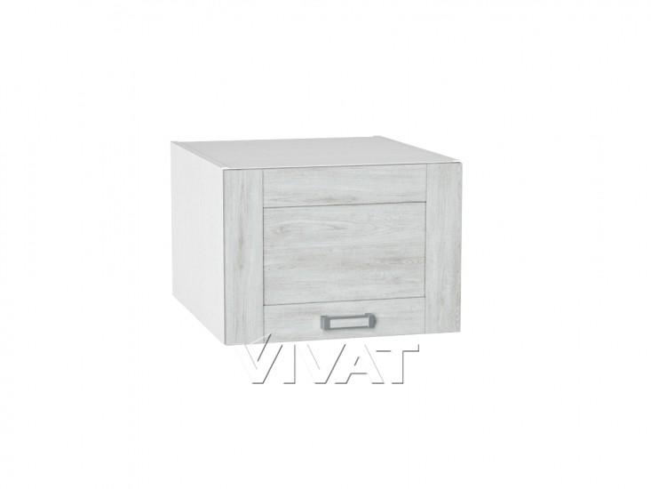 Шкаф верхний горизонтальный с увеличенной глубиной Лофт 510 Nordic Oak / Белый