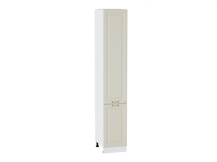Шкаф пенал Ницца 400Н (для верхних шкафов 920) Агат / Белый