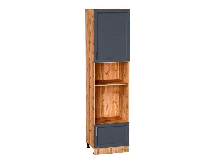 Шкаф пенал под встраиваемую бытовую технику Сканди 600Н (для верхних шкафов 920) Graphite Softwood / Дуб Вотан