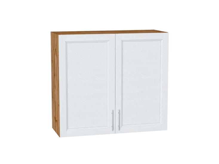 Шкаф верхний Сканди 800 White Softwood / Дуб Вотан