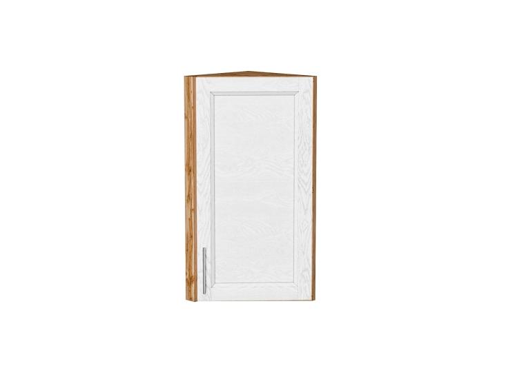 Шкаф верхний торцевой Сканди 300 White Softwood / Дуб Вотан