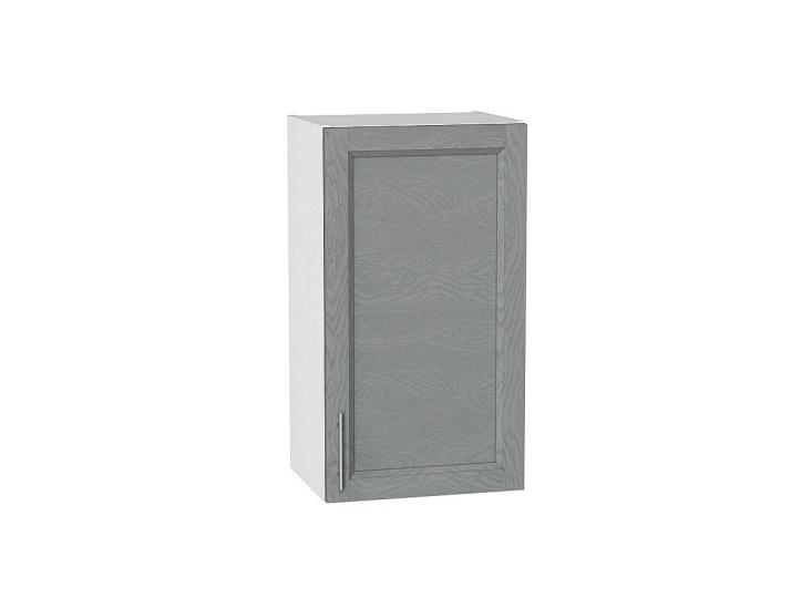 Шкаф верхний Сканди 400 Grey Softwood / Белый