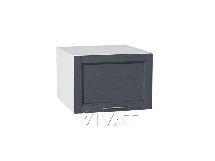 Шкаф верхний горизонтальный с увеличенной глубиной Сканди 510 Graphite Softwood / Белый