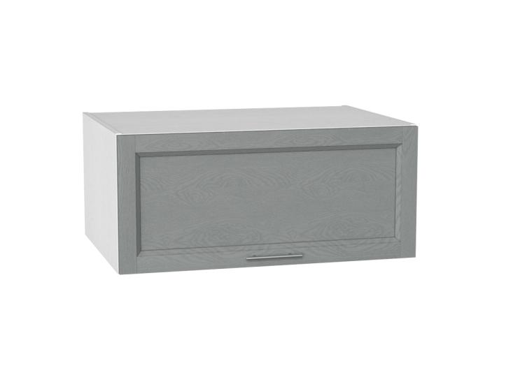 Шкаф верхний горизонтальный с увеличенной глубиной Сканди 810 Grey Softwood / Белый