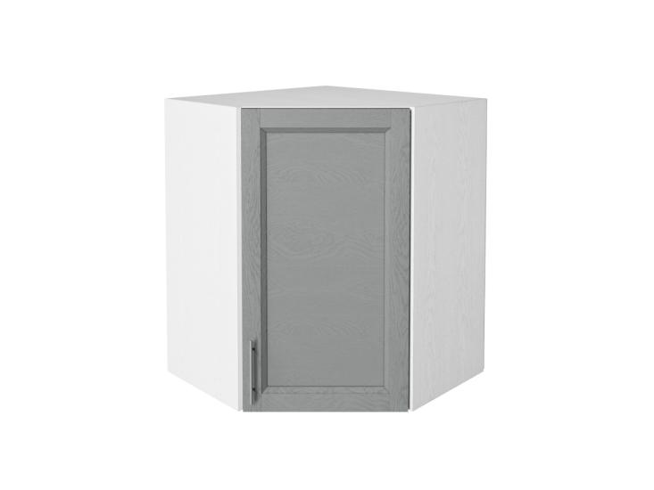 Шкаф верхний угловой Сканди 590 Grey Softwood / Белый