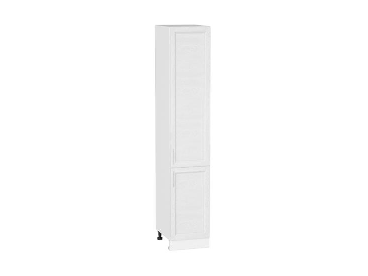 Шкаф пенал Сканди 400 (для верхних шкафов 720) White Softwood / Белый