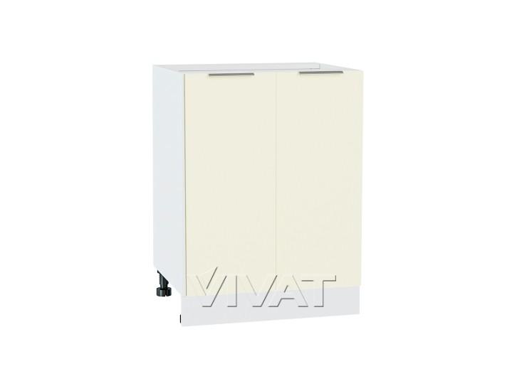 Шкаф нижний Терра 600 Ваниль Софт / Белый