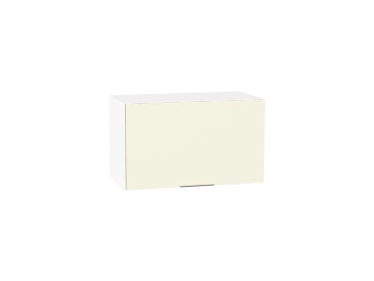 Шкаф верхний горизонтальный Терра 600 Ваниль Софт / Белый