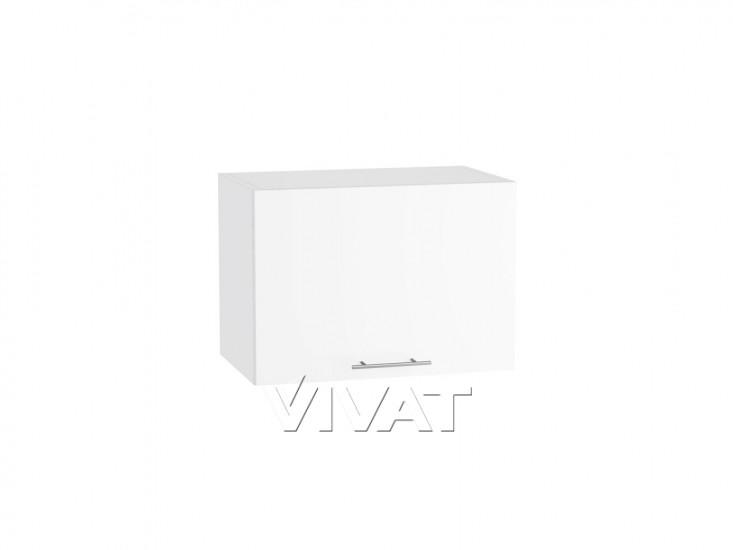 Шкаф верхний горизонтальный Валерия-М 500 Белый глянец / Белый