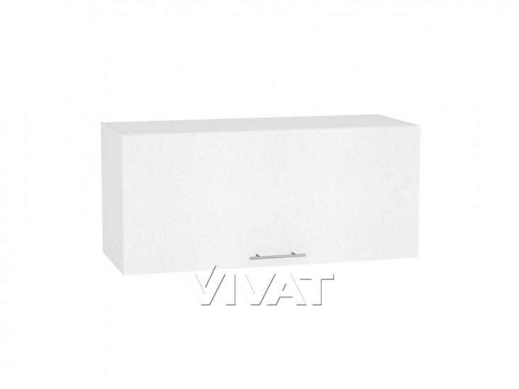 Шкаф верхний горизонтальный Валерия-М 800 Белый металлик / Белый