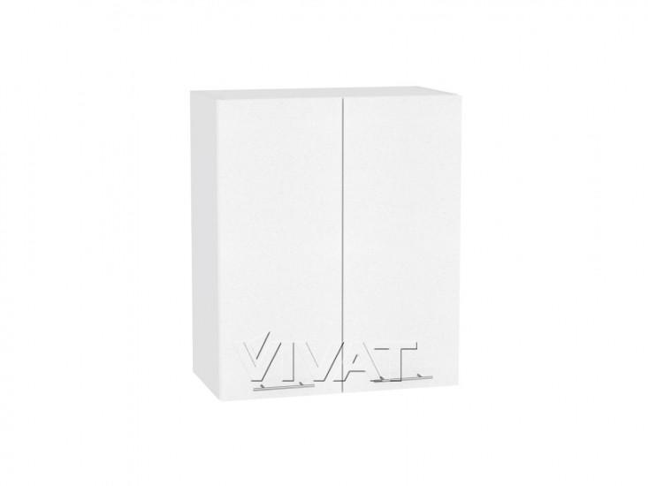 Шкаф верхний Валерия-М 600 Белый металлик / Белый