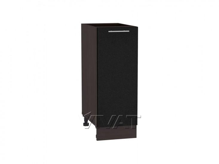 Шкаф нижний Валерия-М 300 Чёрный металлик / Graphite