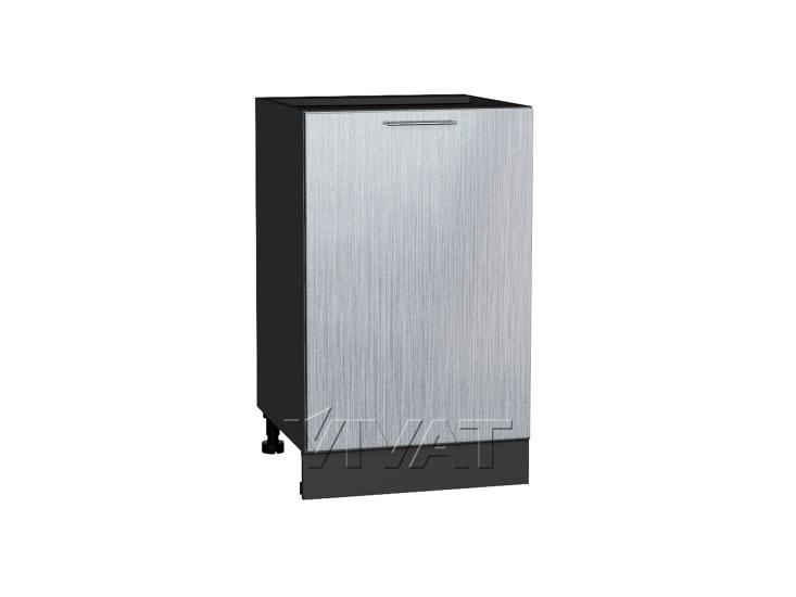 Шкаф нижний Валерия-М 500 Серый металлик дождь светлый / Graphite