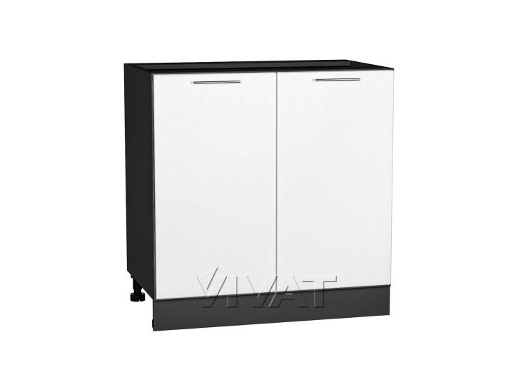 Шкаф нижний Валерия-М 800 Белый металлик / Graphite