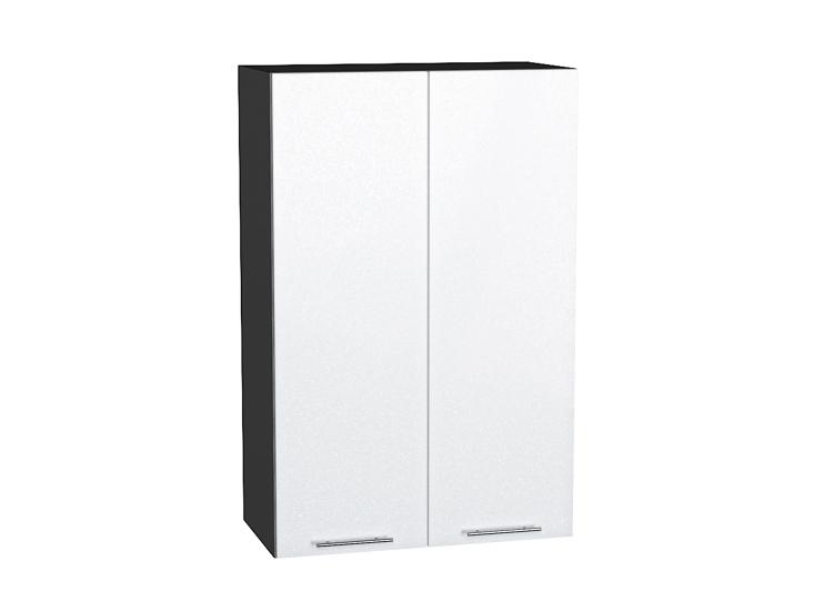 Шкаф верхний Валерия-М 600Н Белый металлик / Graphite