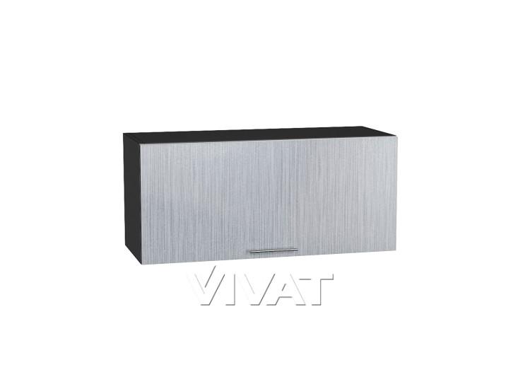 Шкаф верхний горизонтальный Валерия-М 800 Серый металлик дождь светлый / Graphite