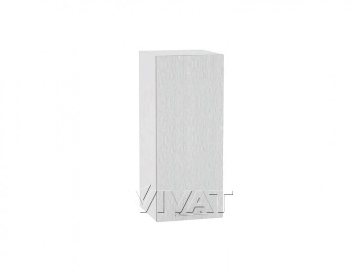 Шкаф верхний Валерия-М 300 Серый металлик дождь светлый / Белый