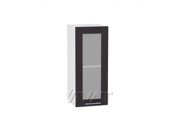 Шкаф верхний со стеклом Валерия-М 300 Венге / Белый