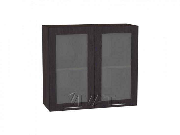 Шкаф верхний со стеклом Валерия-М 800 Венге / Венге