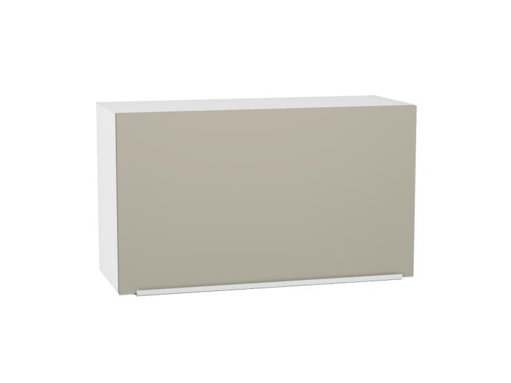 Шкаф верхний горизонтальный Фьюжн 800Н Silky Grey / Белый