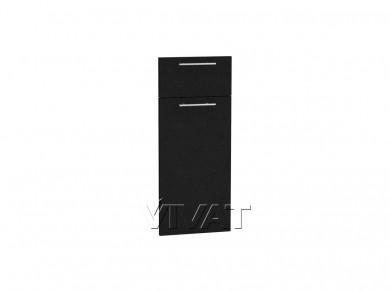 Комплект фасадов Валерия-М для каркаса Ф-11 Н301 Чёрный металлик