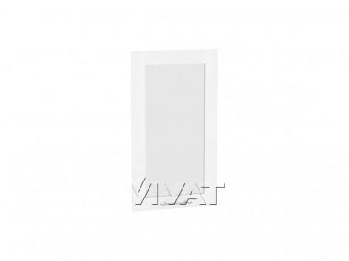 Комплект фасадов Валерия-М со стеклом для каркаса Ф-25 В400 Белый металлик