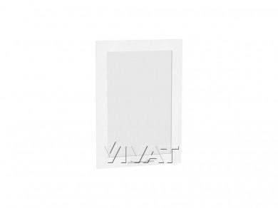 Комплект фасадов Валерия-М со стеклом для каркаса Ф-35 В500 Белый металлик