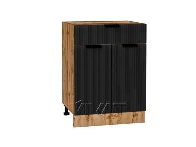 Шкаф нижний с 1 ящиком Евро Лайн 601М/Д Антрацит