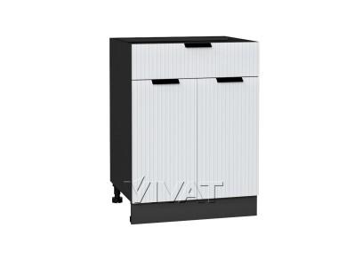 Шкаф нижний с 1 ящиком Евро Лайн 601М Белый / Graphite