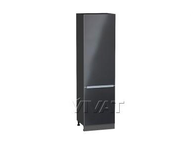 Шкаф пенал Фьюжн 600 (для верхних шкафов 720) Anthracite / Graphite