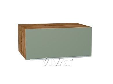 Шкаф верхний горизонтальный с увеличенной глубиной Фьюжн 810 Silky Mint / Дуб Вотан