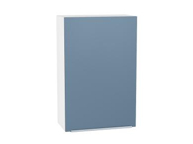 Шкаф верхний Фьюжн 600МН Silky Blue / Белый
