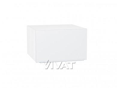 Шкаф верхний горизонтальный с увеличенной глубиной Фьюжн 610 Silky White / Белый